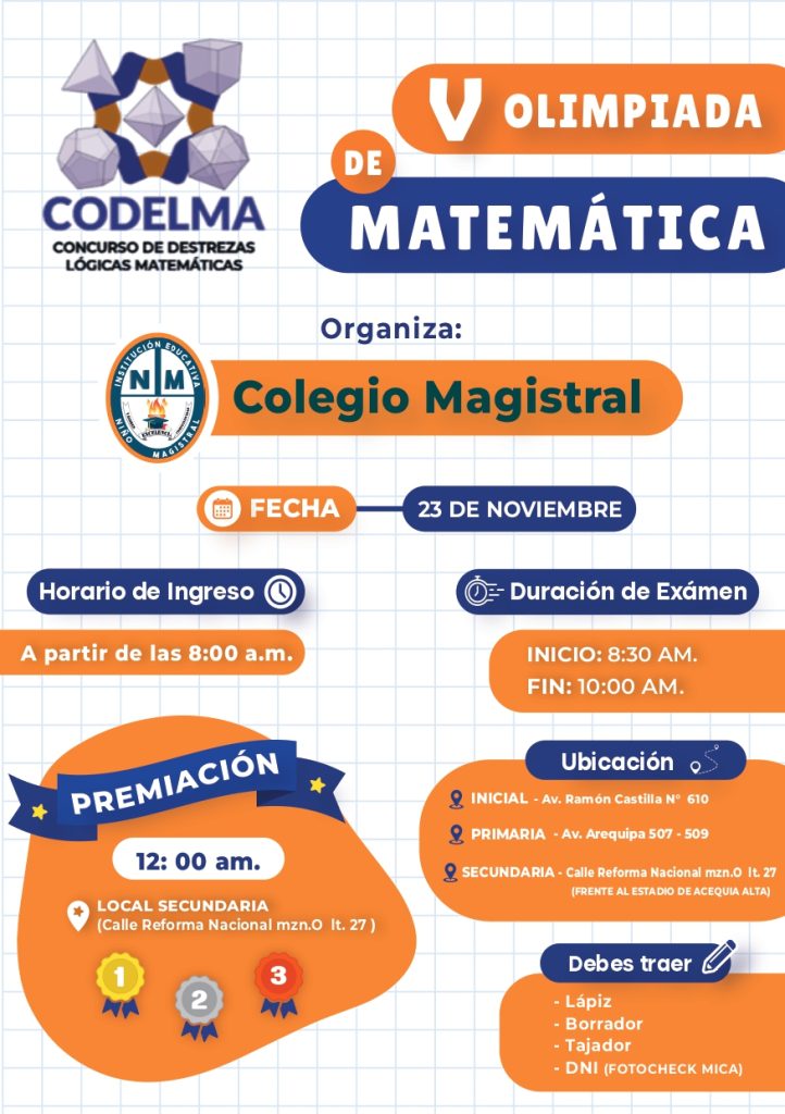 CODELMA 2024 Colegio Magistral